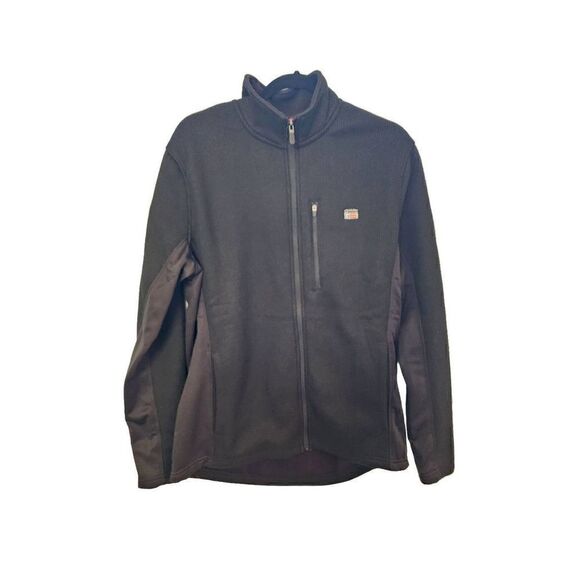 Chaps men's zip front jacket NWT black size medium - Picture 1 of 8